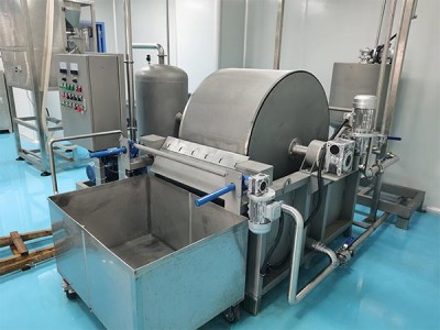 Filter drum vakum rotasi
